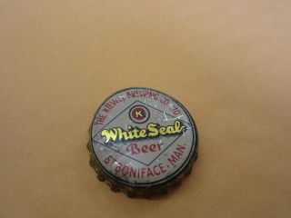Kiewel - White Seal - St.  Boniface - Canada - Canadian Cork Beer Cap