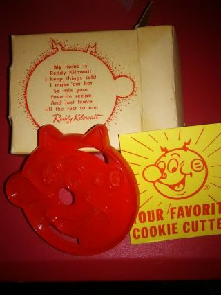 Reddy Kilowatt Cookie Cutter,  1960 