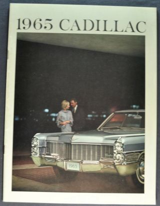 1965 Cadillac Brochure Fleetwood 60 Eldorado Deville Calais