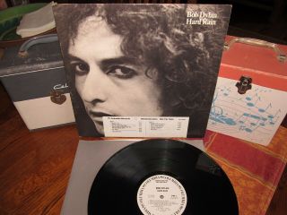 Bob Dylan Wlp Vinyl Lp Hard Rain White Label Promo 1976 Columbia Beauty