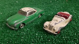 Dinky Toys Mg Midget Race Car & Karman Ghia