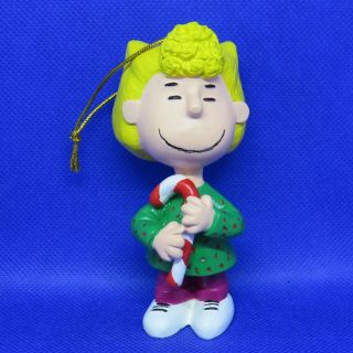 Snoopy Peanuts Charlie Brown Kurt Adler Christmas Ornament 2000 Sally Candy Cane