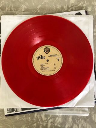 DIO - Holy Diver LP RARE 2018 Limited Edition Red Vinyl Start Your Ear Off Right 5
