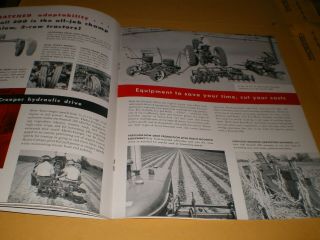 1950s McCormick Farmall 200 International Harvester Tractor Brochure Booklet 5