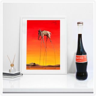 Surrealist Salvador Dalí Coca Cola Bottle - Long Neck Phantom Reality