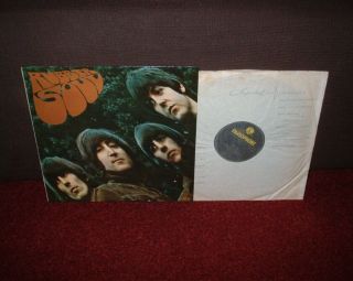 The Beatles Rubber Soul Lp 1965 Parlophone Mono Mismatched Labels