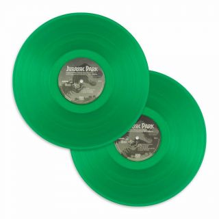 Jurassic Park Soundtrack By John Williams Mondo 2 X Lp 180g Green Vinyl