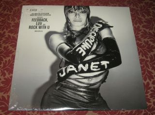 2008 Janet Jackson Discipline Double 2 Lp Set Feedback Luv Rock With U