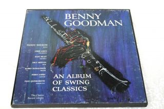 Benny Goodman An Album Of Swing Classics 3 Record Album Set Literature C1967