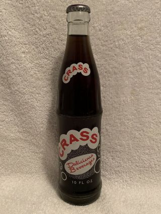 Full 10oz Crass Grape Acl Soda Bottle Coca - Cola Richmond,  Va