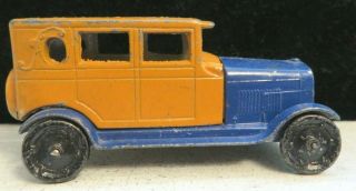 Tootsietoy Gm Series Car 6103 Orange & Blue Cadillac Brougham Shape