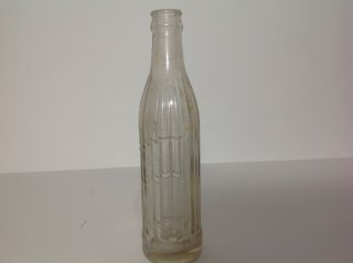 Vintage Straight Sided Fluted Coca - Cola Bottling Co 7 oz 2