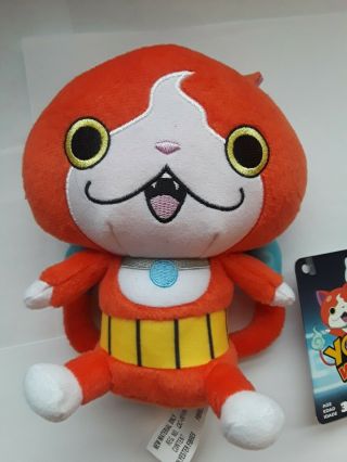 Nwt Yokai Yo - Kai Watch Jibanyan Hasbro Stuffed Plush Doll Japan Orange Cat Kitty