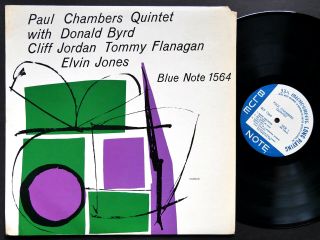 Paul Chambers Quintet Lp Blue Note 1564 Ua Mono Donald Byrd Cliff Jordan