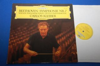 Carlos Kleiber Beethoven Symphony No.  7 Dgg Ed1 70s Stereo Nm
