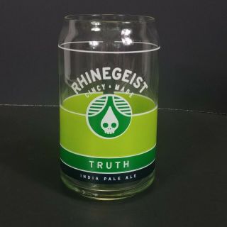 Rhinegeist Brewery Cincinnati Ohio Craft Beer Pint Glass Truth India Pale Ale