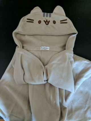 Exclusive Pusheen Hooded Fleece Blanket From Culturefly Subscription Box