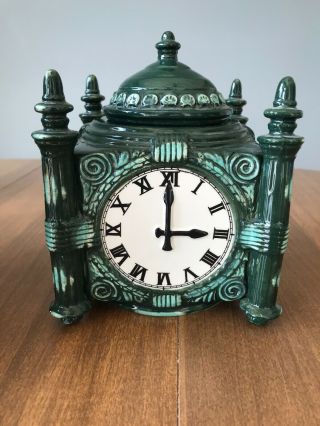 Marshall Fields Chicago Candy Jar Canister Clock 100 Year Commemorative 1997