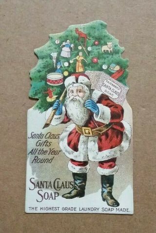 Santa Claus Soap,  The N.  K.  Fairbank Co.  Chicago,  Ill. ,  Trade Card,  1880 