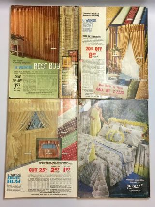 4 Vintage Montgomery Ward Catalogs 1973 - 1974 - 1976 Bicentennial Edition - 1978 2