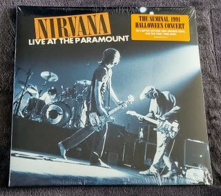 Nirvana Live At The Paramount Orange Vinyl 2xlp Limited Edition