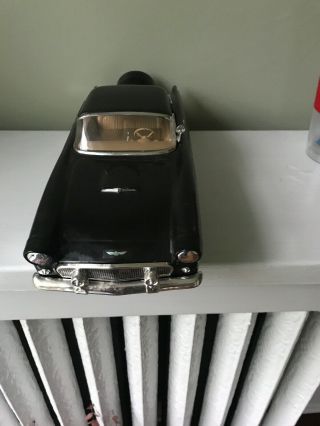 Vintage Jim Beam 1956 Thunderbird Black Decanter Car - Empty 4