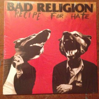 Recipe For Hate [lp] By Bad Religion (vinyl,  Oct - 2004,  Epitaph Records Usa)