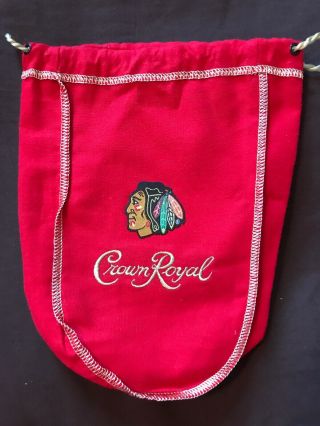 Crown Royal 2016 Chicago Blackhawks Limited Edition Pack Bag Only