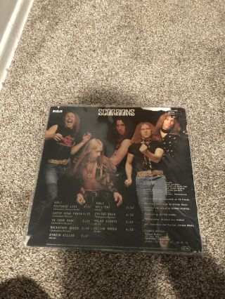 Scorpions - Virgin Killer Press Uncensored Lp Vinyl Metal Motley Crue 2