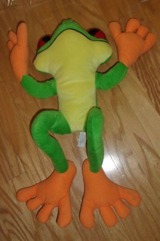 The Rainforest Cafe The Wild Bunch 20 " Plush Frog Cha Cha Nwt