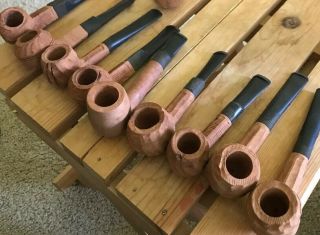 Vintage Homemade Hand Carved Wooden Pipes Very Hi Quality Wood Htf Tobacco Cigar