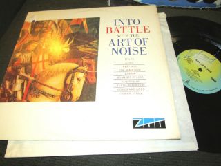 Art Of Noise Into Battle With The 1983 Island Zzt Usa Vinyl Lp Beat Box