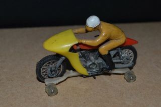 Vintage Hot Wheels Redline Rrrumblers Rip Snorter Motorcycle Beige Rider 1970 