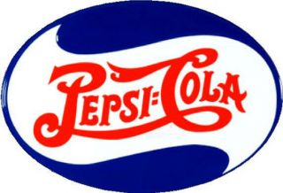Pepsi Cola Oval Design Vinyl Decal Sticker (a3136) 9 Inch