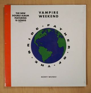 Father Of The Bride By Vampire Weekend 2 X Lp On Green/blue Split Vinyl