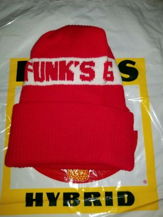 Funk ' s G Hybrid seeds knit hat old stock 2