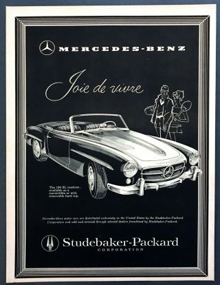1958 Mercedes - Benz 190 Sl Roadster Illustration 