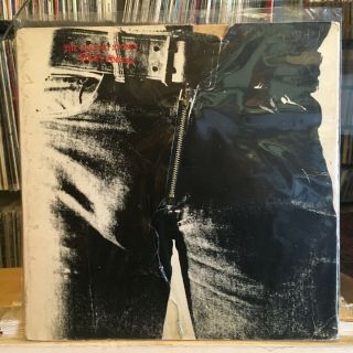 [rock/pop] Vg,  Lp The Rolling Stones Sticky Fingers {original 1969 Fly Issue]