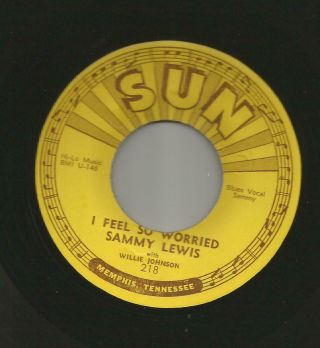 Blues Rockers - Sammy Lewis - So Long Baby - Pushmarks - Hear - 1955 Sun - 218