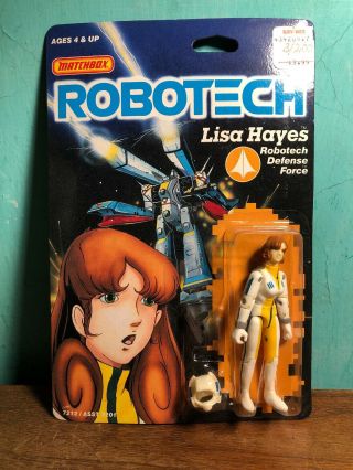 Robotech Lisa Hayes 4 " Figure 1985 Matchbox