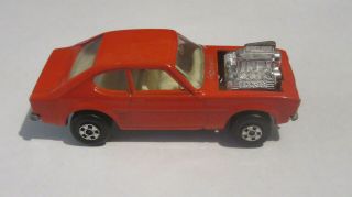 Matchbox Lesney Superfast Rolamatics No 67 Red Ford Capri Hot Rocker 1973