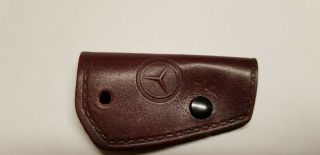 Vintage Mercedes - Benz Leather Key Pouch - 1980 