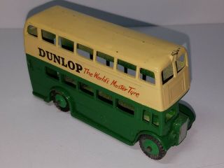 VINTAGE DINKY TOYS DUNLOP DOUBLE DECKER BUS 3