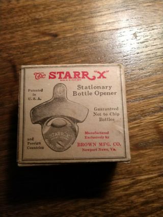 The Starr X Canada Dry Ginger Ale Bottle Opener 50s.  Vintage Stock