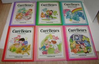 12 VINTAGE PARKER BROTHERS CARE BEARS AND CARE BEAR COUSINS HB BOOKS 1980 ' S 2