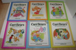 12 VINTAGE PARKER BROTHERS CARE BEARS AND CARE BEAR COUSINS HB BOOKS 1980 ' S 3