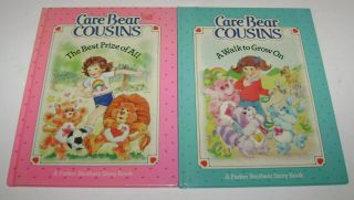 12 VINTAGE PARKER BROTHERS CARE BEARS AND CARE BEAR COUSINS HB BOOKS 1980 ' S 4