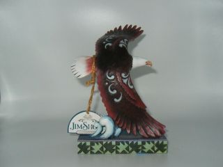 Jim Shore Eagle Figurine Majestic Flight Heartwood Creek 4021435 Patriotic Bird