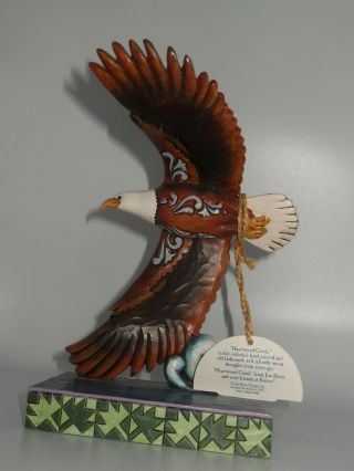 Jim Shore Eagle Figurine Majestic Flight Heartwood Creek 4021435 Patriotic Bird 3