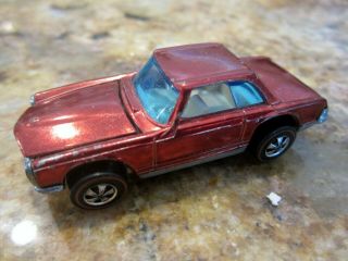 Mattel 1969 Vintage Hot Wheels Red “mercedes Benz 280sl” Redline